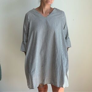 Oak and Fort gingham dress